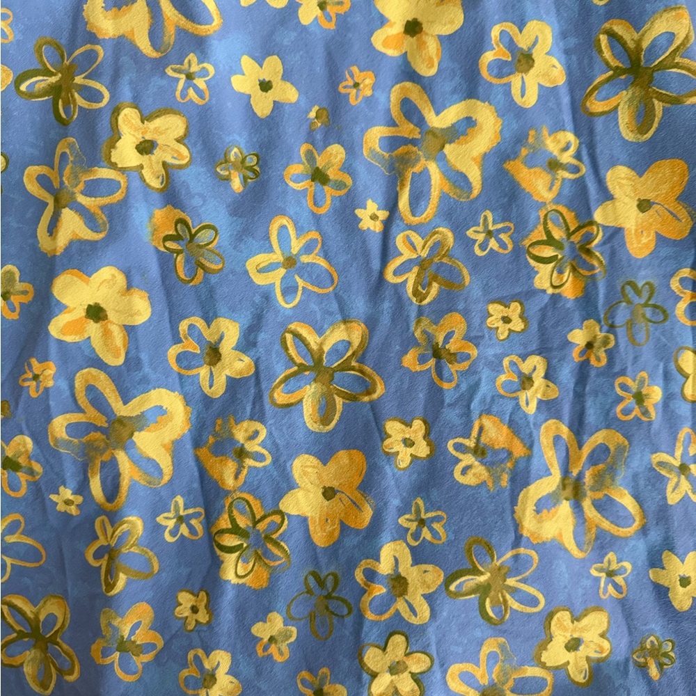Outdoor Voices Blue and Yellow Floral Mini Dress - Picture 6 of 7